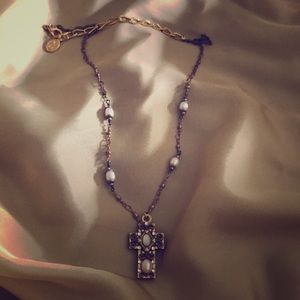 Michal Gilman gold/pearl necklace